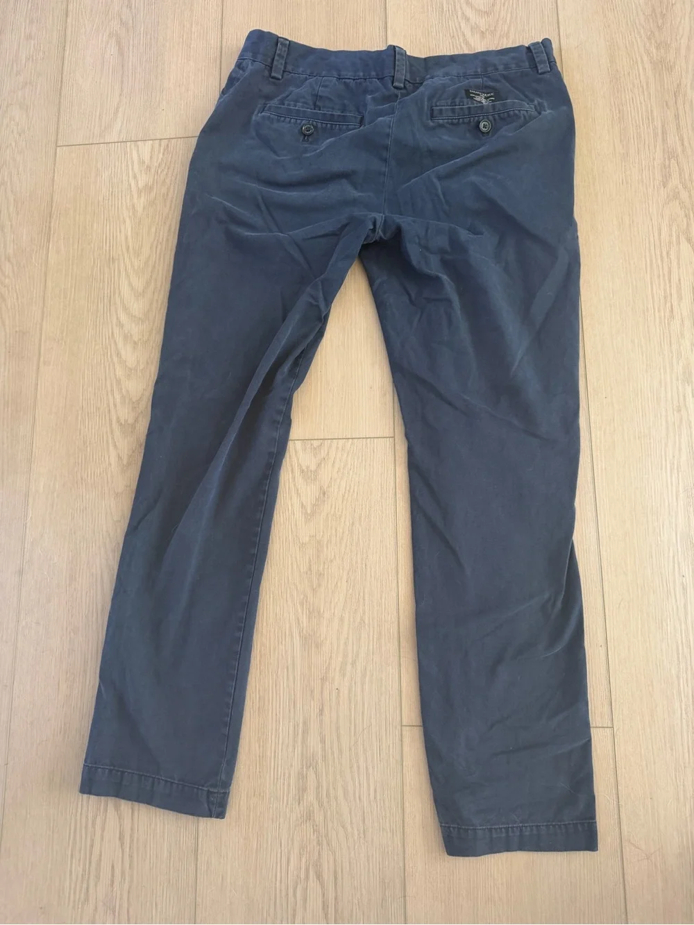 Banana Republic Navy Blue Men's Fulton Chino Pants 32x32